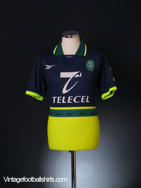 1998-99 Sporting Lisbon Away Shirt S Football Shirt