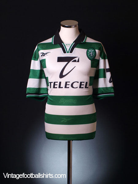 1998-99 Sporting Lisbon Home Shirt XL Football Shirt