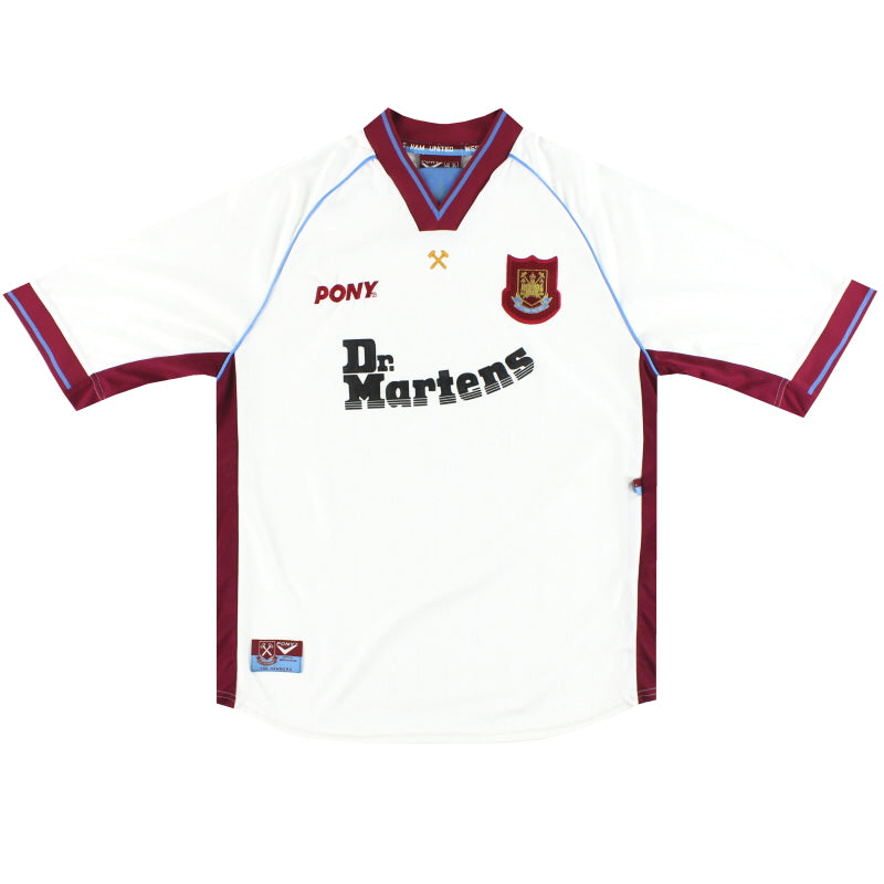 Ham Fila Dr Martens West Ham 1998 Shirt 1998-99 West Ham Fila Away