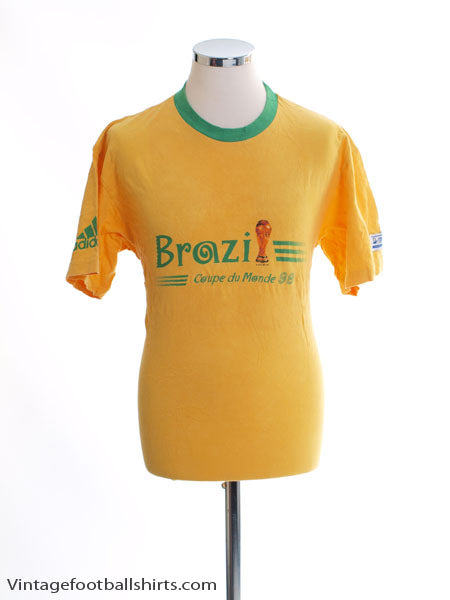 1998 Brazil 'Coupe du Monde 98' T-Shirt M T-Shirt