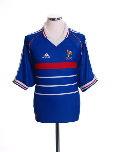 1998 France Home Shirt M Football Shirt