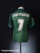 1998 Palmeiras Home Shirt #7 L  Football Shirt