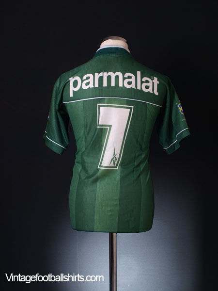 1998 Palmeiras Home Shirt #7 L  Football Shirt
