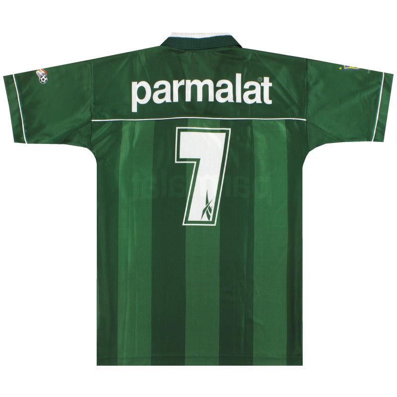 1998 Palmeiras Reebok Home Shirt #7 L | Vintage Football Shirts