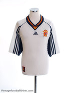 1998 Spain Away Shirt L Football Shirt