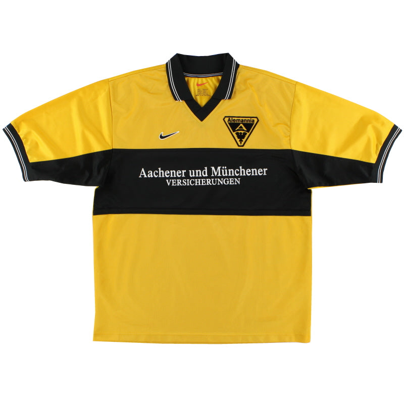 1999-00 Alemannia Aachen Home Shirt L Football Shirt