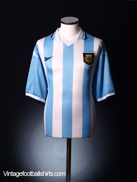 1999-00 Argentina Home Shirt L Football Shirt