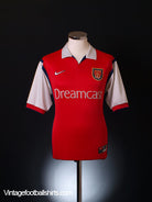 1999-00 Arsenal Home Shirt L Football Shirt