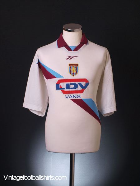 1999-00 Aston Villa Away Shirt L Football Shirt