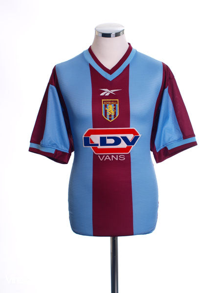 1999-00 Aston Villa Home Shirt S Football Shirt