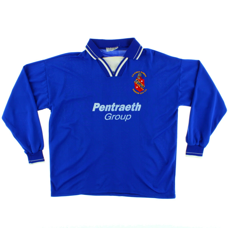 1999-00 Bangor City Home Shirt L/S XL Football Shirt