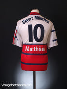 1999-00 Bayern Munich Away Shirt Matthaus #10 M Football Shirt