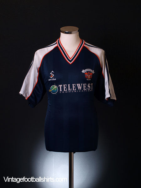 1999-00 Blackpool Away Shirt M Football Shirt