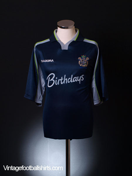 1999-00 Bury Away Shirt *Mint* L Football Shirt
