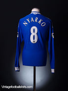 1999-00 Everton Home Shirt Nyarko #8 *Mint* L/S XL Football Shirt