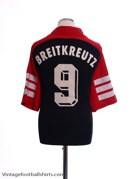 1999-00 Hansa Rostock Away Shirt Breitkreutz #9 XL Football Shirt