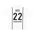 1999-00 Kaiserslautern Away Shirt Buck #22 L Football Shirt