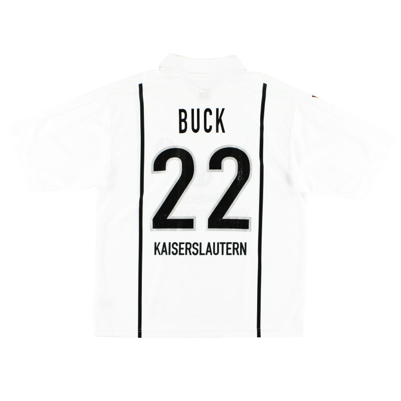 1999-00 Kaiserslautern Away Shirt Buck #22 L Football Shirt