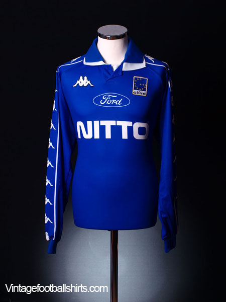 Maillot Vintage Kappa Genk Euphony – Bleu, Taille XL, Fabriqué En Italie