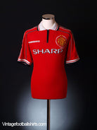1998-00 Manchester United 'Treble Winners' Home Shirt XL Football Shirt