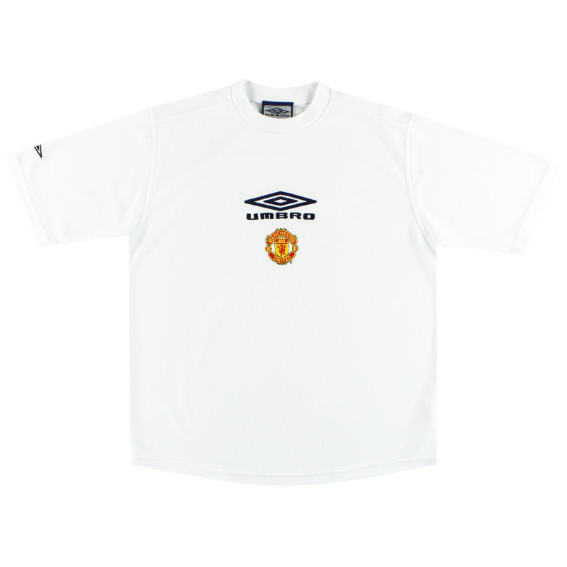 1999-00 Manchester United Umbro Training Shirt M | Vintage