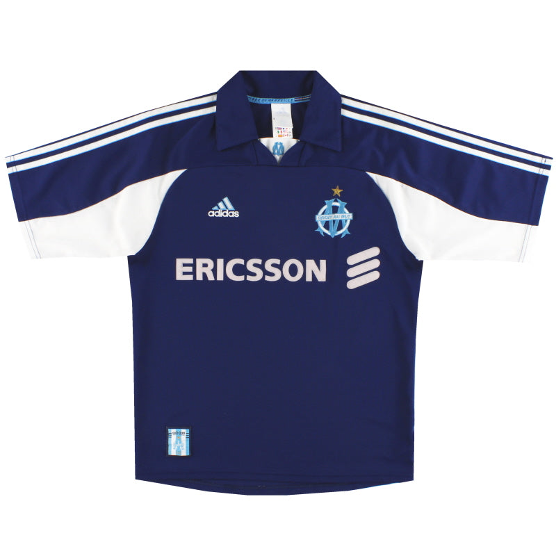1999-00 Marseille adidas Away Shirt S Football Shirt