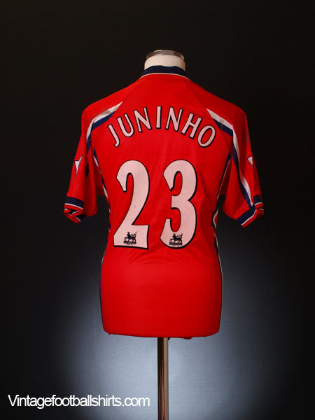 1999-00 Middlesbrough Match Worn Signed Home Shirt Juninho #23  Football Shirt