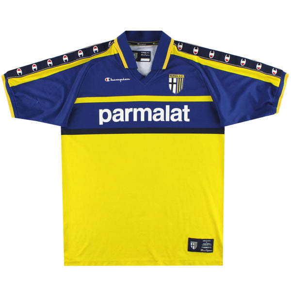 PARMA A.C. Champion シャツ Mサイズ 1999-00 Parma Champion Player Issue Training Shirt XL | Vintage