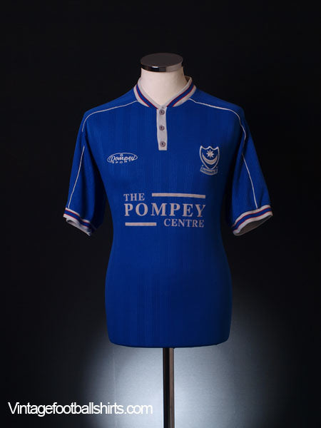 1999-00 Portsmouth Home Shirt M Football Shirt