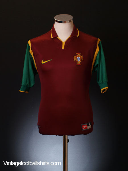 1999-00 Portugal Home Shirt S Football Shirt