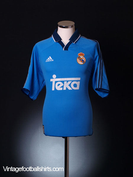 1999-00 Real Madrid Third Shirt L Football Shirt