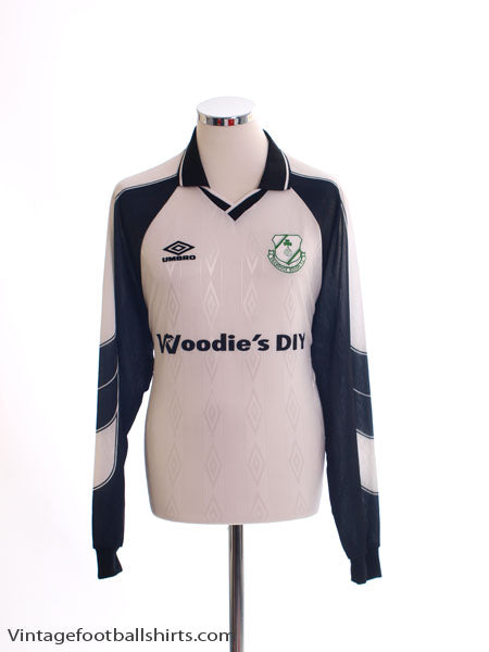 1999-00 Shamrock Rovers Away Shirt L/S *BNWT* L Football Shirt