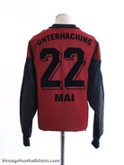 1999-00 Unterhaching Match Issue Gk Shirt Mai #22 XXL Goalkeeper Shirt