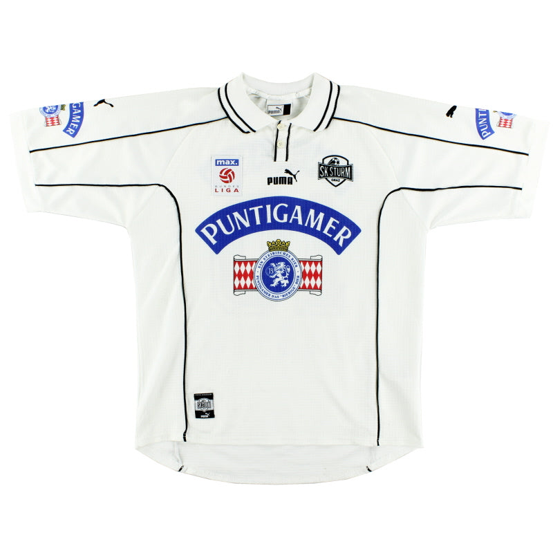 1999-00 Sturm Graz Home Shirt L Football Shirt