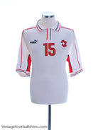 1999-00 Switzerland Match Issue Away Shirt #15 XL Football Shirt