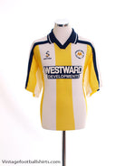 1999-00 Torquay Home Shirt L Football Shirt