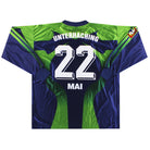 1999-00 Unterhaching adidas Match Issue GK Shirt Mai #22 XXL Goalkeeper Shirt