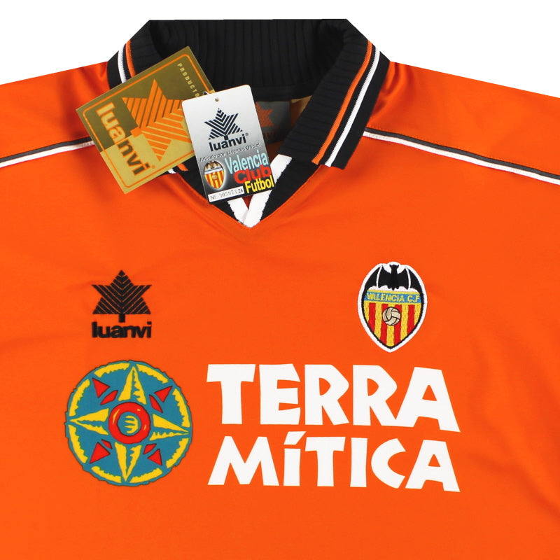 1999-00 Valencia Away Shirt *w/tags* XL 46-37332 | Vintage