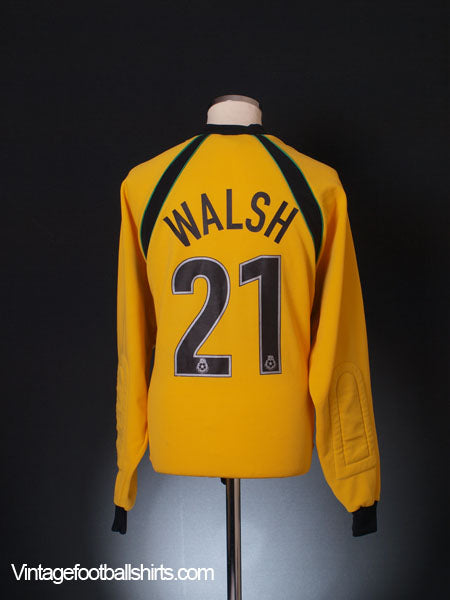 1999-00 Wrexham Match Issue Goalkeeper Shirt Walsh #21 L/S XXL Football Shirt