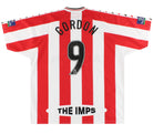1999-00 Lincoln City Avec Match Issue Home Shirt Gordon #9 XL
