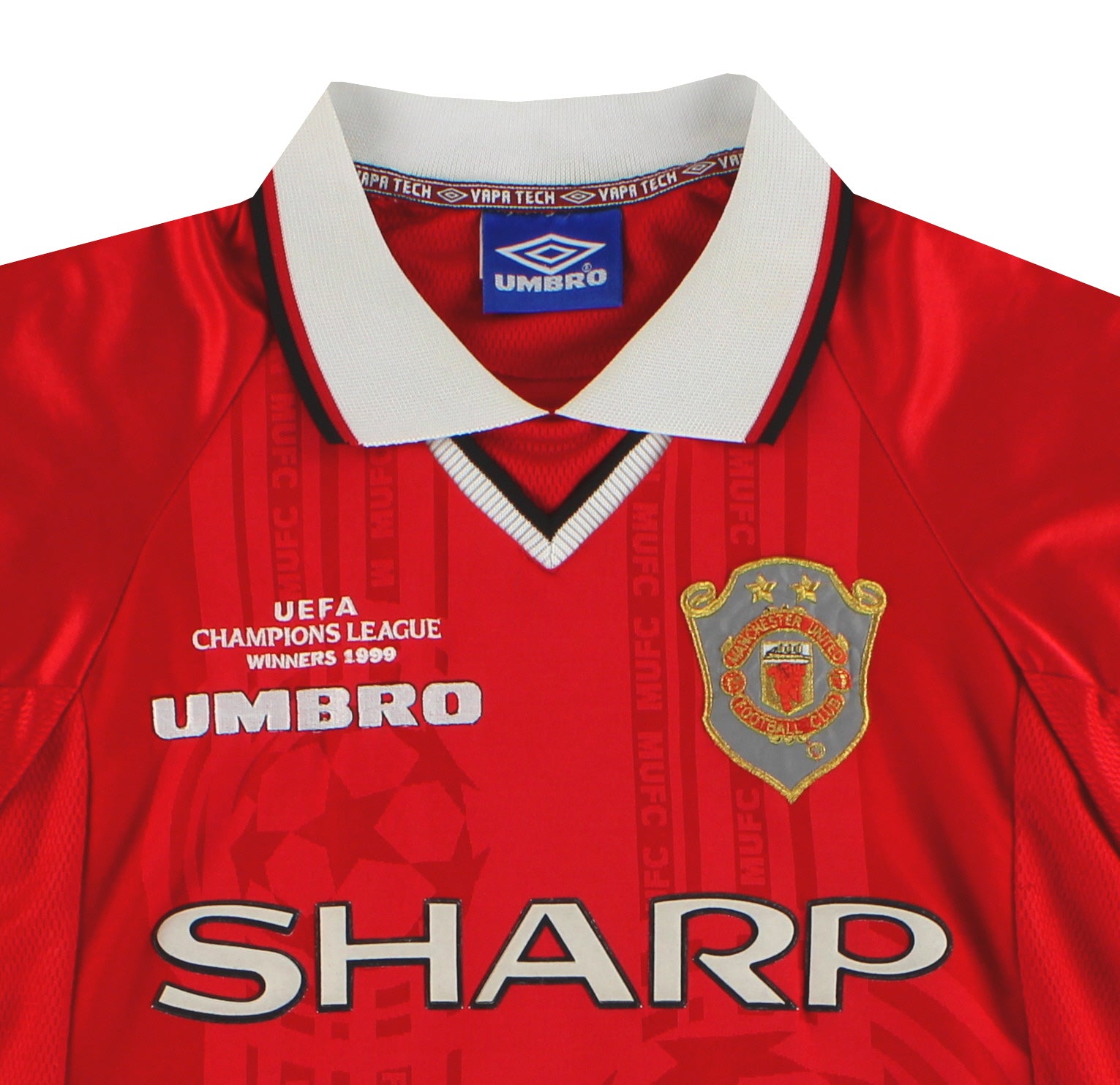 1999-00 Manchester United Umbro CL Winners Shirt Giggs #11 M
