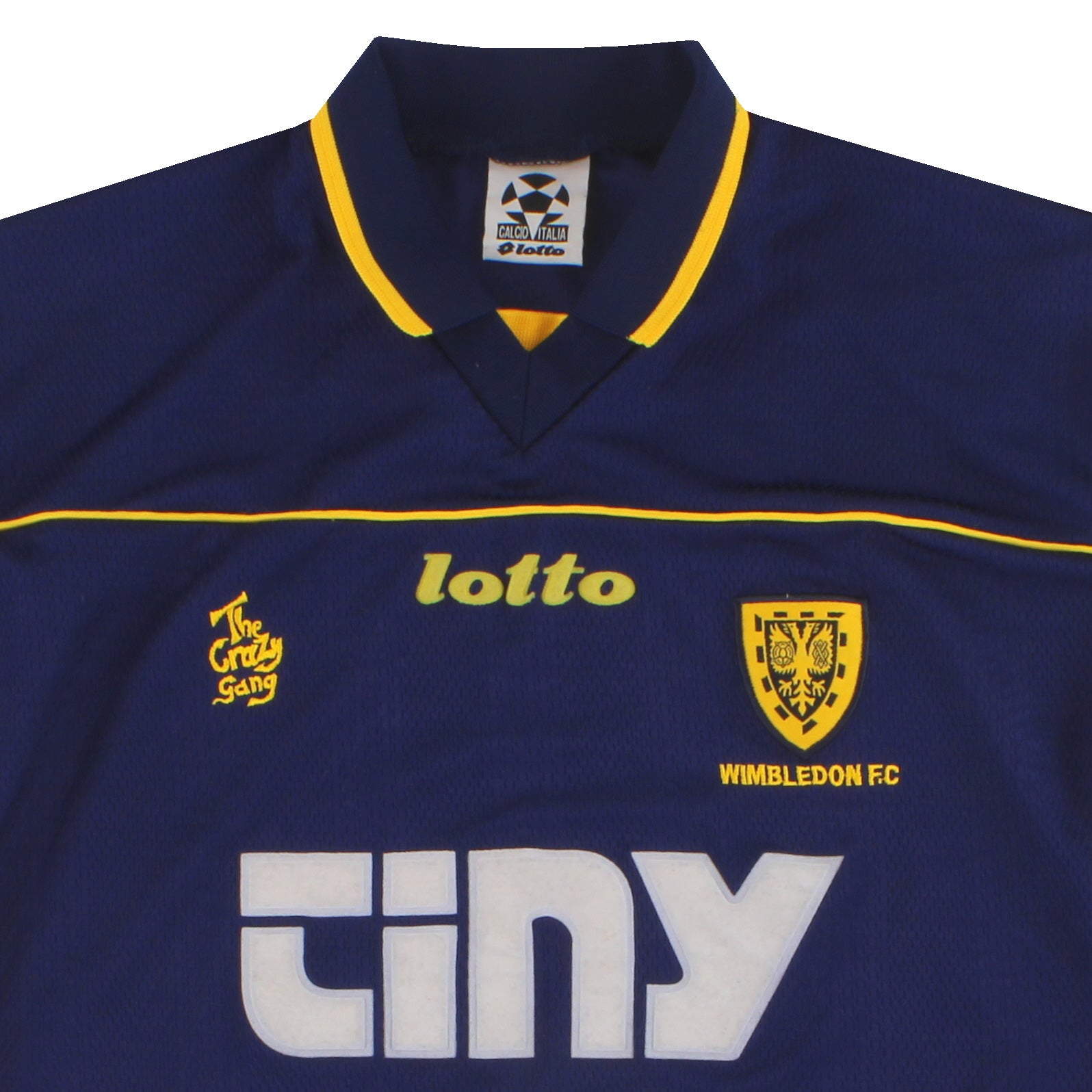 1999-00 Wimbledon Lotto Home Shirt L | Vintage Football Shirts
