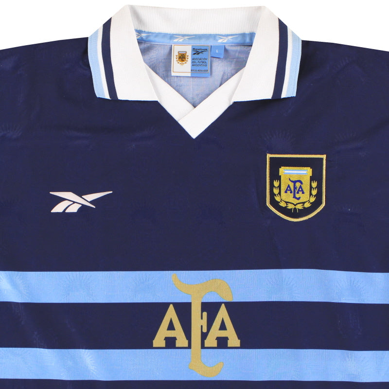 1999-01 Argentina Reebok Away Shirt *w/tags* L | Vintage Football