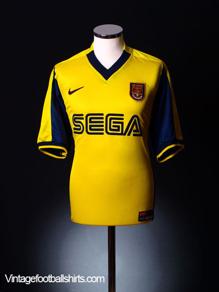 1999-01 Arsenal Away Shirt M Football Shirt