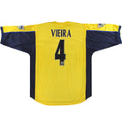 1999-01 Arsenal Away Shirt Vieira #4 XL Football Shirt