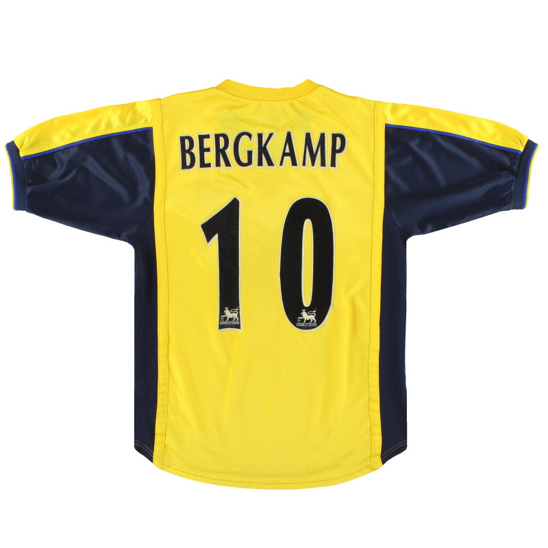 1999-01 Arsenal Nike Away Shirt Bergkamp #10 XL.Boys Football Shirt