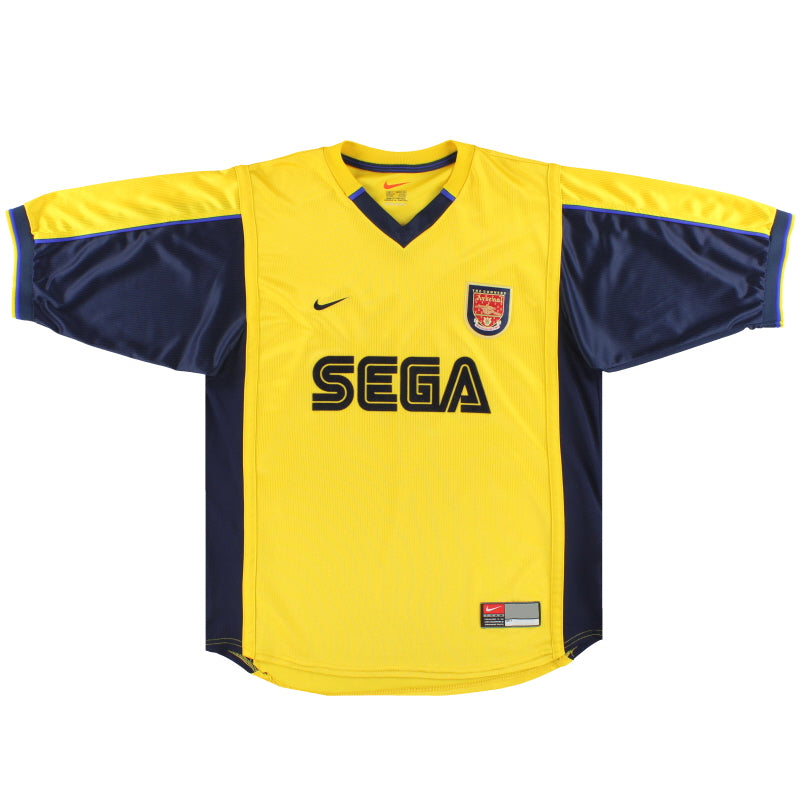 1999-01 Arsenal Nike Away Shirt Suker #9 L 162079-704 | Vintage