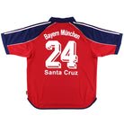 1999-01 Bayern Munich Home Shirt Santa Cruz #24 XL Football Shirt