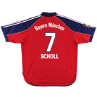 1999-01 Bayern Munich Home Shirt Scholl #7 XL Football Shirt