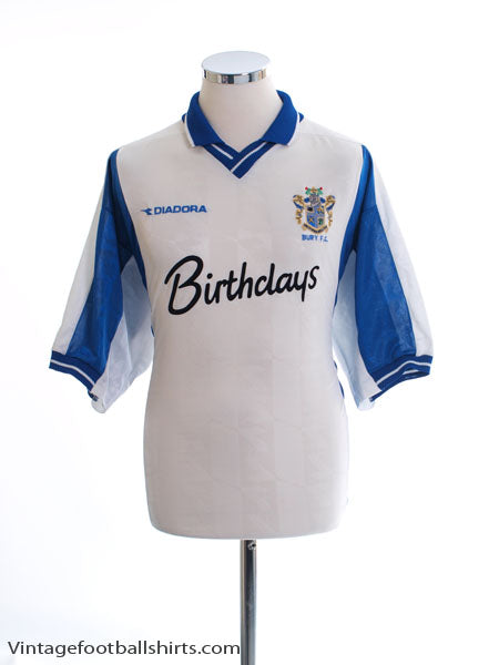 1999-01 Bury Home Shirt *Mint* XL Football Shirt